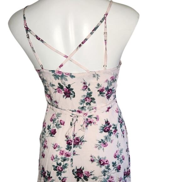Abercrombie & Fitch XS pink floral spaghetti strap mini dress‎ - Picture 3 of 6